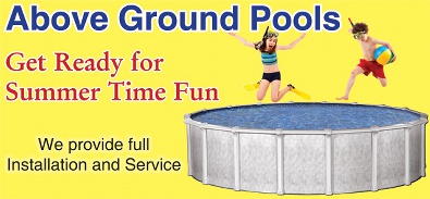Above Ground Pool Summer Time Fun